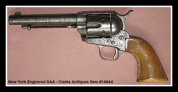 Nimschke Engraved Colt SAA with checkered grips 