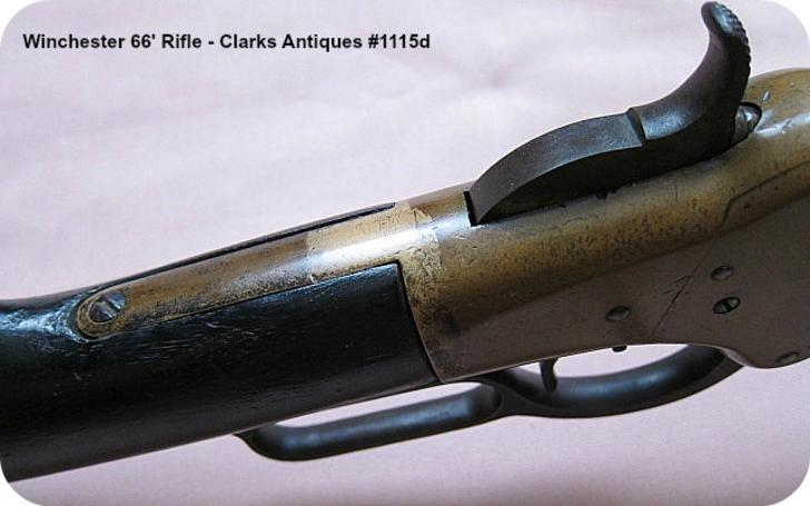 Butt stock repair on Winchester 1866 Henry marked rifle