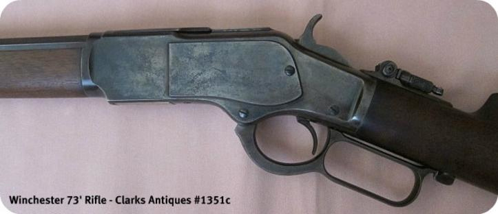 Left side frame for this Winchester 1873 Rifle
