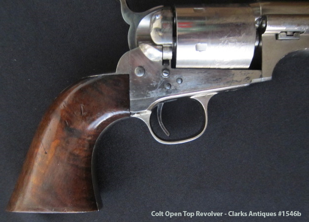 Colt Open Top Revolver - Burl Wood Grips
