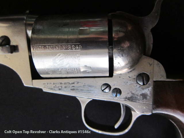 Colt Open  Top Revolver Markings