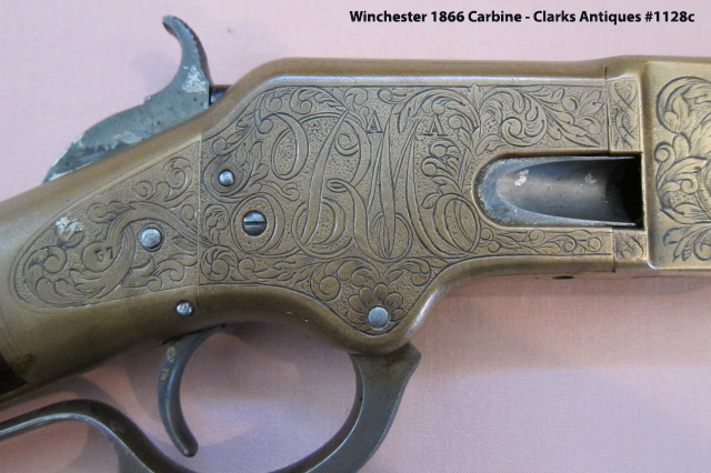 Winchester 1866 Carbine - Stylized RM Engraving