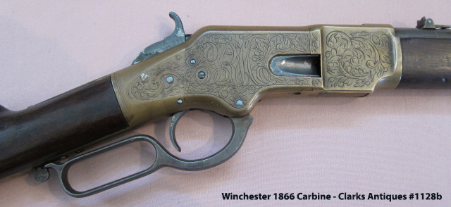 Winchester 1866 Carbine - Stylized RM Engraving