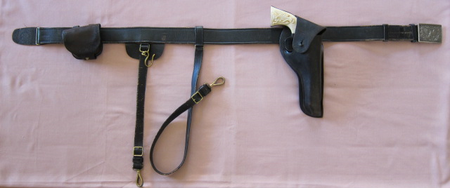 IDENTIFIED REGULATION ISSUE CIVIL WAR CAVALRY SABER BELT RIG