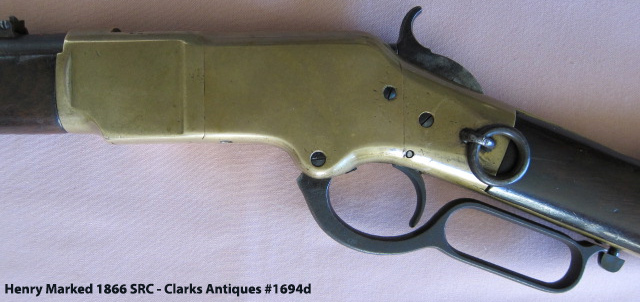 Henry Marked 1866 Winchester SRC- Left Side Frame