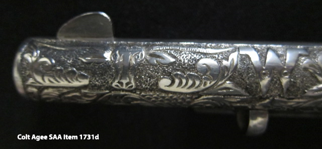 Cole Agee Cattle Brand Colt - Long Horn Steer Engraving