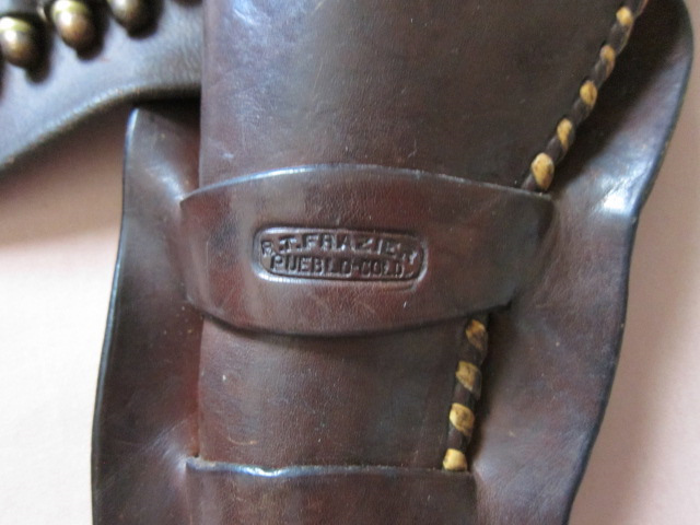 RT Frazier holster and belt - Maker Mark