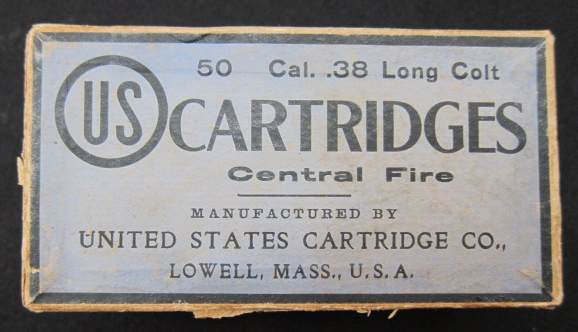 38 Long Colt Ammo - Top Label