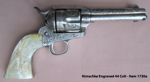 Nimschke Engraved Colt SAA full view pic 