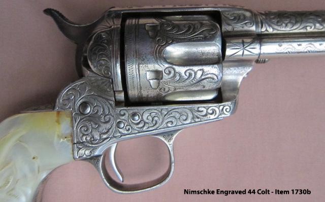 Nimschke Engraved Colt SAA - Engraved Cylinder