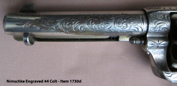 Nimschke Engraved Colt SAA - Barrel Engraving