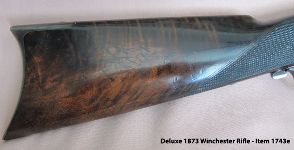Deluxe 1873 Winchester Rifle -  Fancy Wood Stocks
