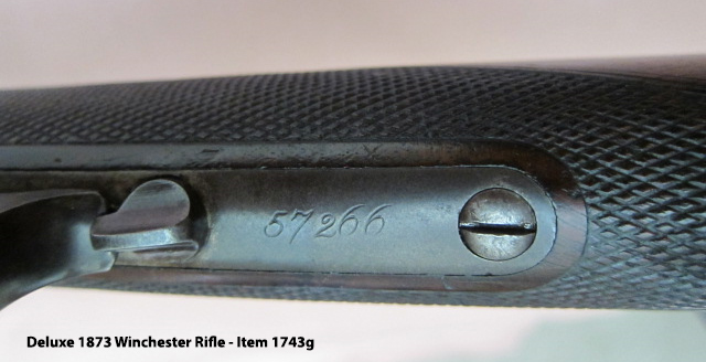 Deluxe 1873 Winchester Rifle -  Serial Number