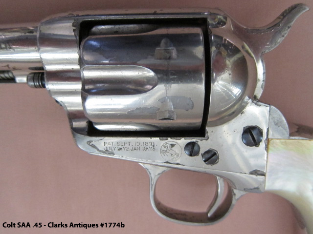 Colt SAA 45 - Patent Dates