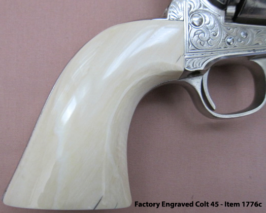 Factory Engraved Colt 45 - Ivory Grips