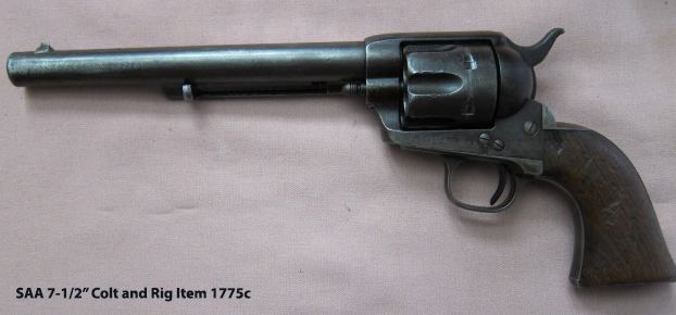 Colt 45 & Rig - Left Side of Gun