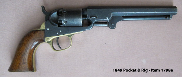 Colt 1849 Pocket & Rig - Right Side Gun