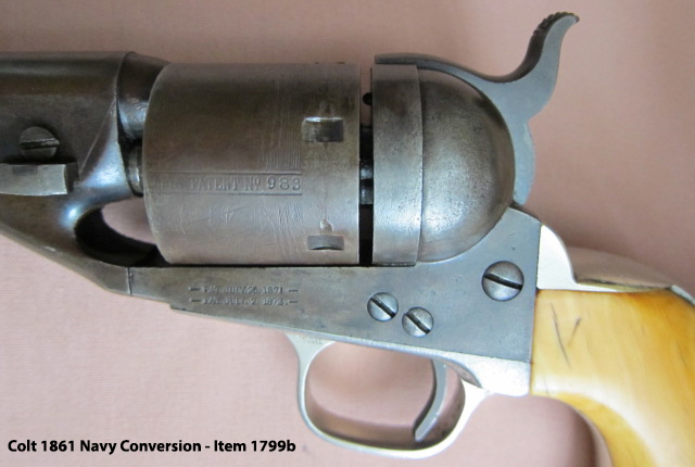 Colt 1861 Navy Conversion - Left Side