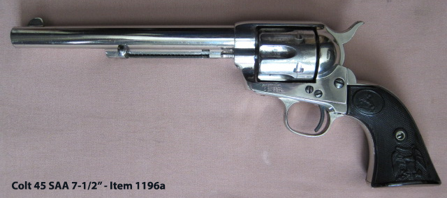 Colt 45 SAA Nickel