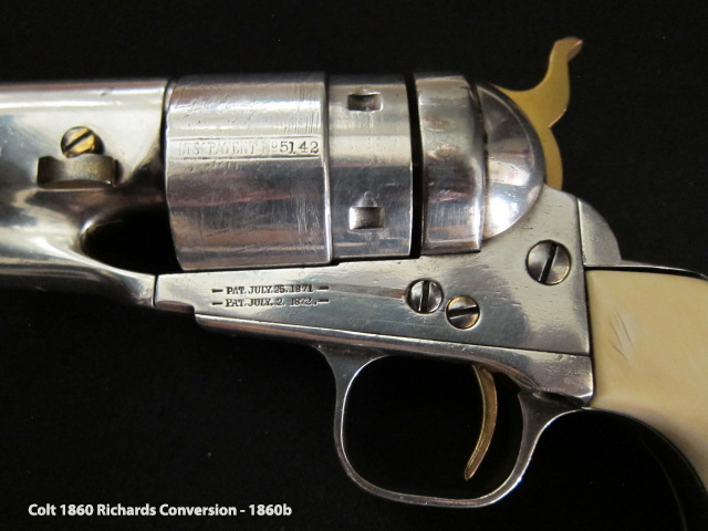 Colt 1860 Richards Conversion - left Side frame