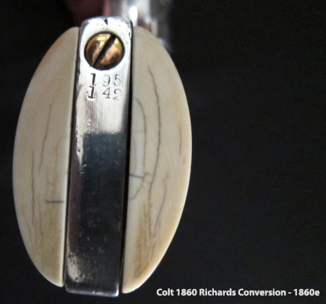 Colt 1860 Richards Conversion - Grip Bottom