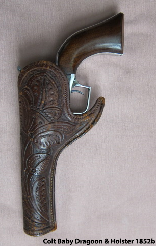 Colt Baby Dragoon & Holster - Gun in Holster
