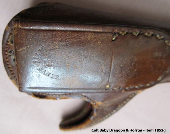 Colt Baby Dragoon & Holster - Holster Marking