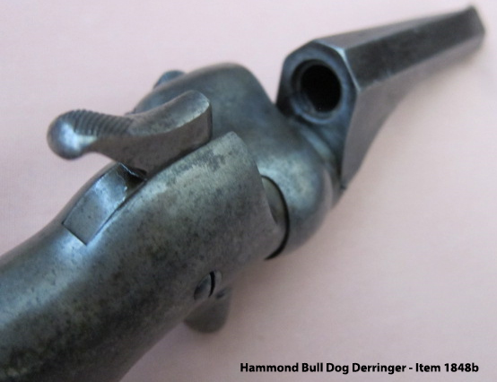 Hammond Bull Dog Derringer -Breech Block Open