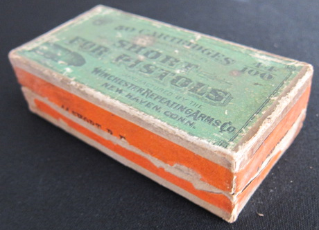 Winchester 44 Short Rimfire Ammo - Right Side View