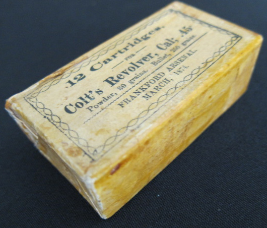 US 45 Colt Ammo - Left End View