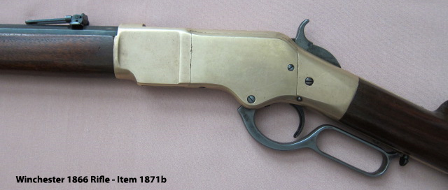 Winchester 1866 Rifle - Left Side Frame