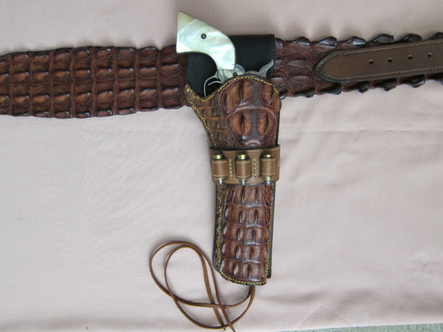 Alligator Single Action Rig - Holster & Colt SAA