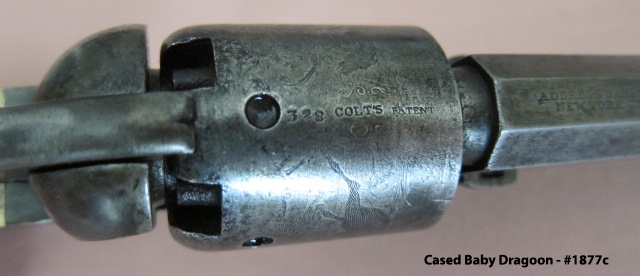 Cased Colt Baby Dragoon - Cylinder Marking
