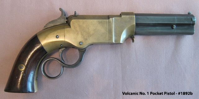 Volcanic No.1 Pocket Pistol - Right Side View