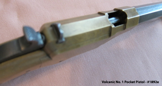 Volcanic No.1 Pocket Pistol - Top View
